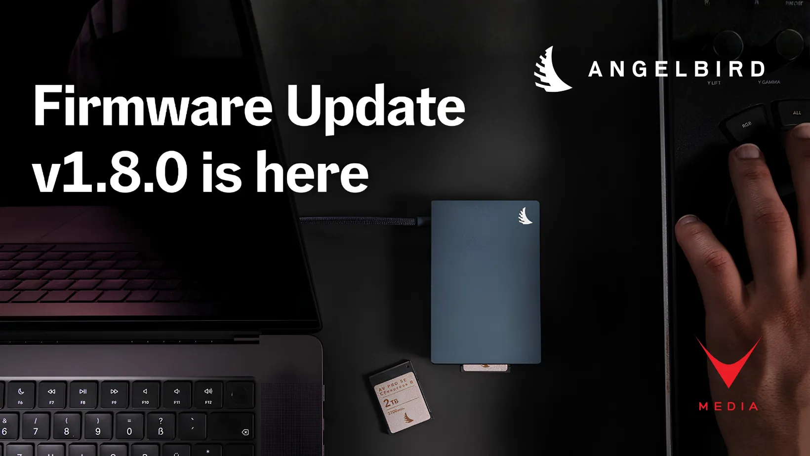Angelbird Firmware Update Tool v1.8.0 con supporto USB4 per schede CFexpress
