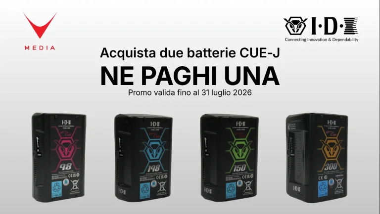 Batterie IDX CUE-J serie professionale promo estate 2026