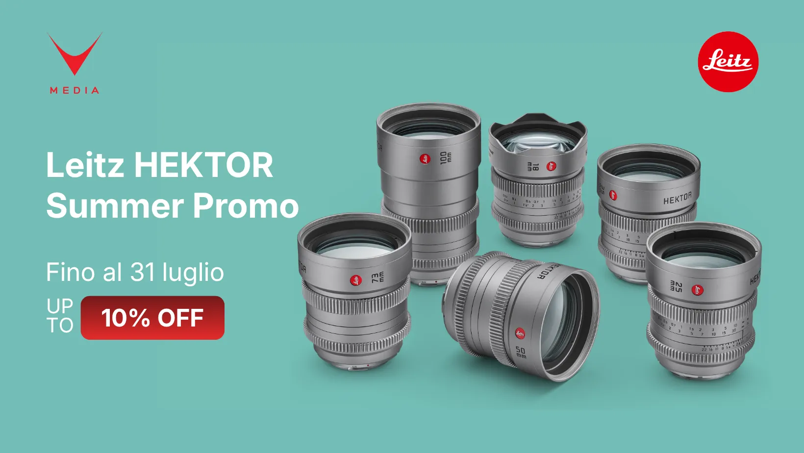 Kit lenti cinematografiche Leitz HEKTOR mirrorless Summer Sale 2026