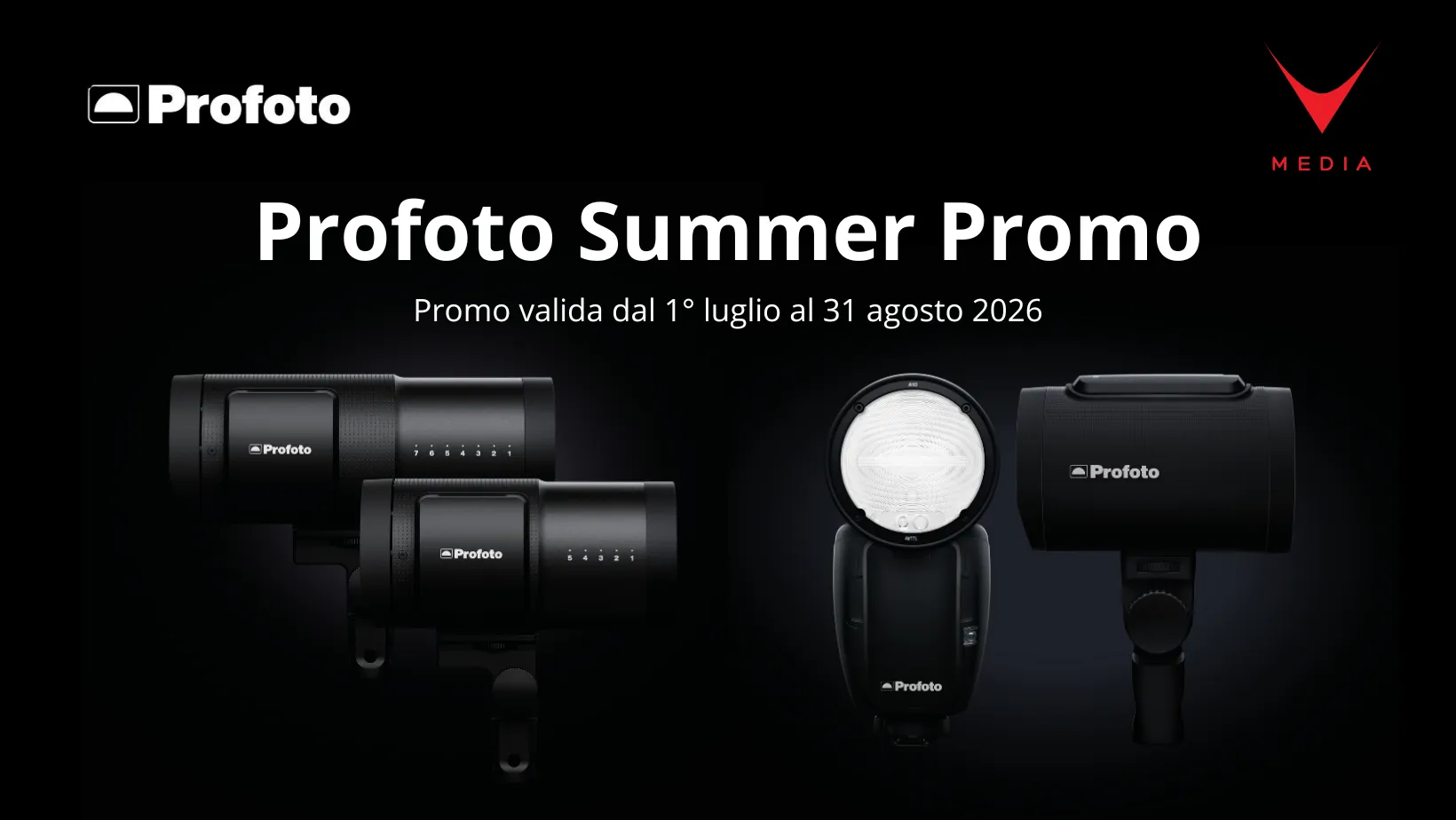 Profoto Summer Promo flash A10 e A2 offerta limitata fino al 31 agosto 2026