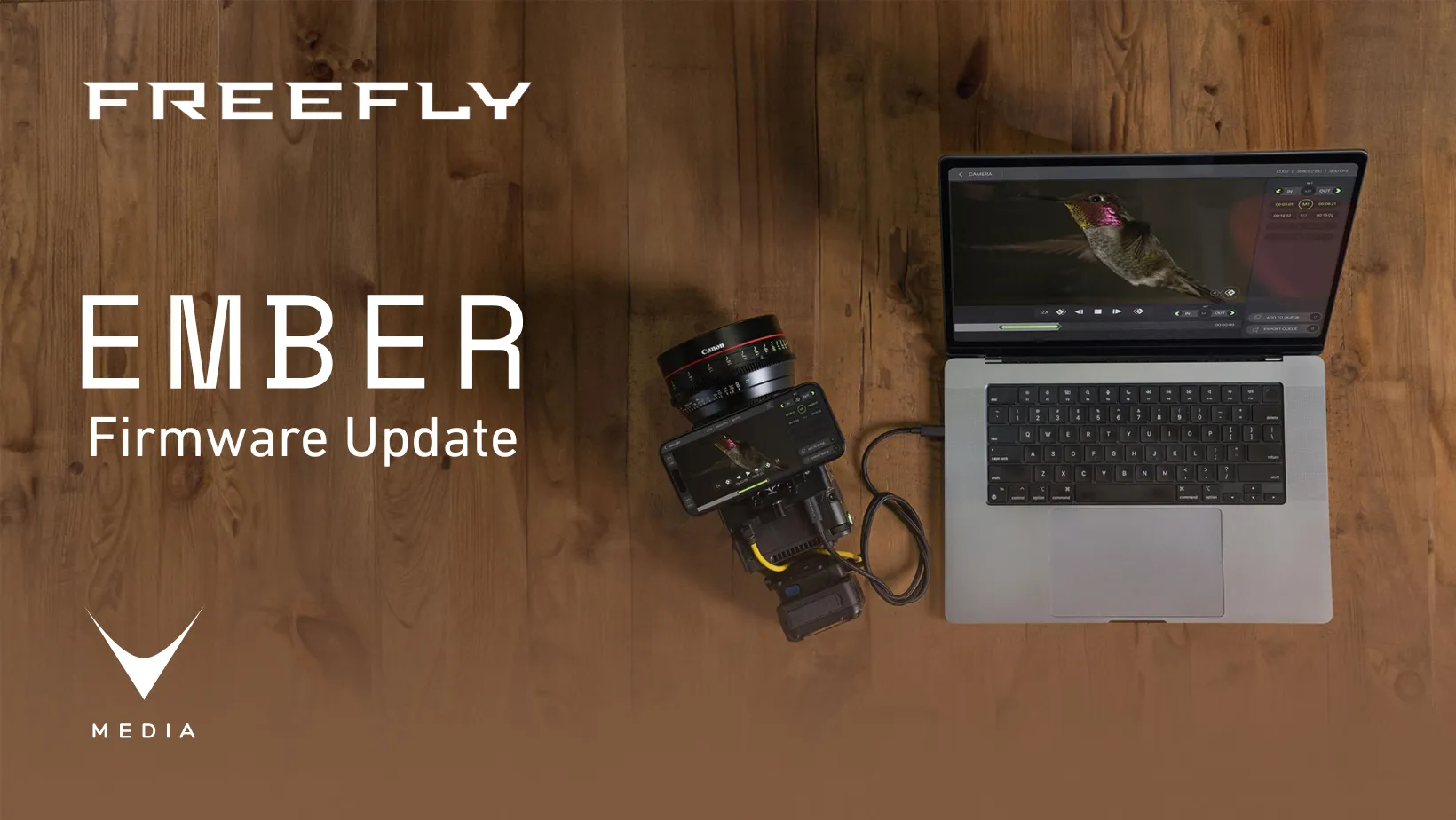 FreeFly Ember camera con firmware 3.0.74 e attacco L-Mount