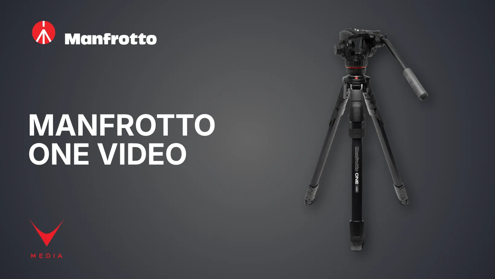 Treppiede per videomaker professionisti Manfrotto ONE Video con testa fluida