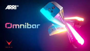 ARRI Omnibar LED lineare modulare IP65 con diffusore su set cinematografico