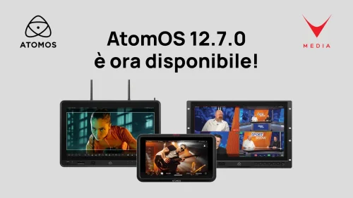 Monitor recorder Atomos Ninja RAW con aggiornamento firmware AtomOS 12.7.0