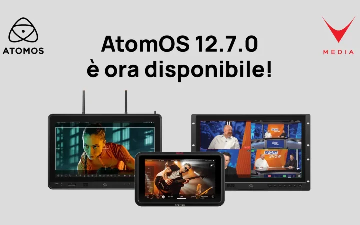Monitor recorder Atomos Ninja RAW con aggiornamento firmware AtomOS 12.7.0