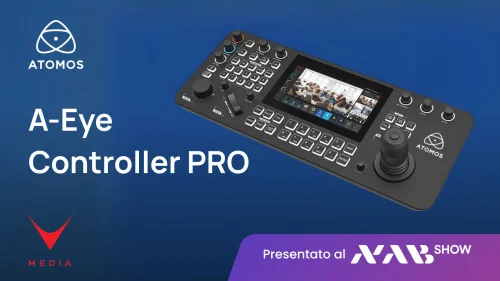 Atomos A-Eye Controller Pro controller PTZ multi-camera con touchscreen HD.