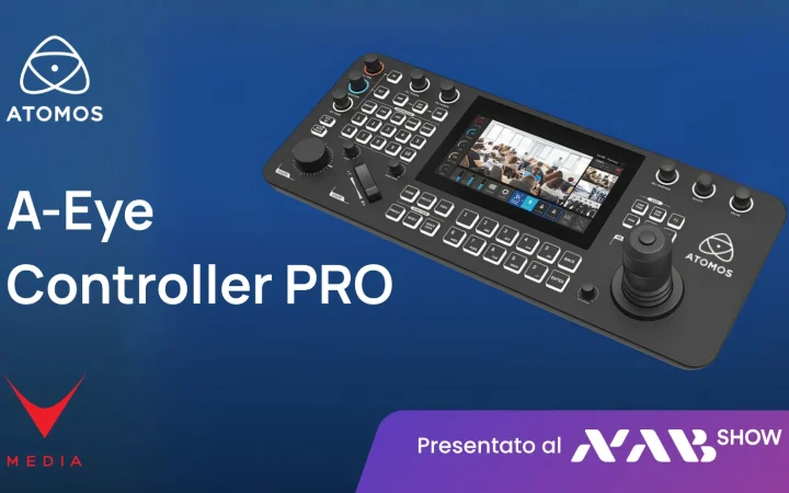 Atomos A-Eye Controller Pro controller PTZ multi-camera con touchscreen HD.