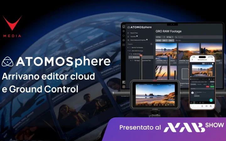 Atomos ATOMOSphere Editor Ground Control workflow cloud NAB 2026