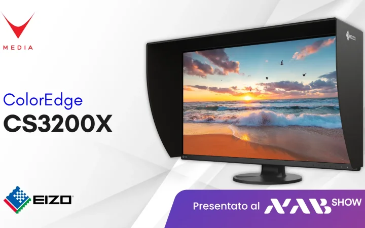 EIZO ColorEdge CS3200X monitor 4K professionale per color grading e post-produzione