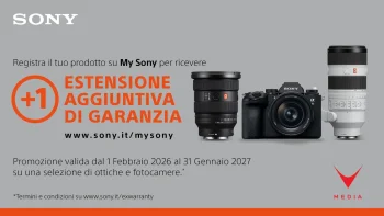 estensione garanzia Sony fotocamere Alpha obiettivi professionali 2027