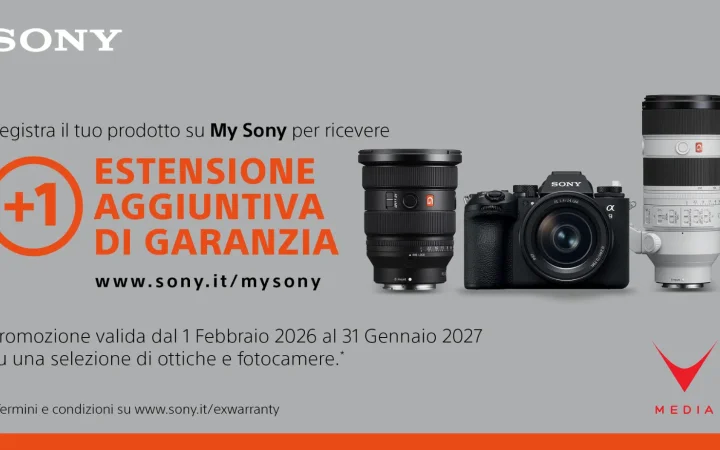 estensione garanzia Sony fotocamere Alpha obiettivi professionali 2027