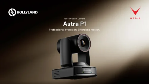 Hollyland Astra P1 PTZ 4K su base motorizzata per produzione live professionale