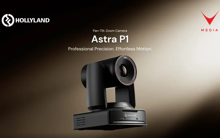 Hollyland Astra P1 PTZ 4K su base motorizzata per produzione live professionale