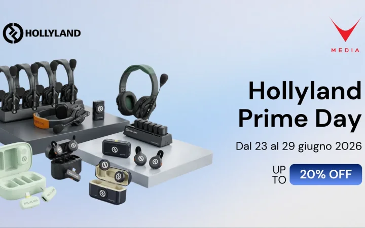 Hollyland Prime Day 2026 offerte sistemi wireless audio LARK Solidcom TAV Media