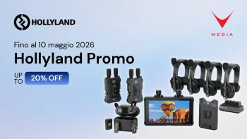Hollyland promo maggio 2026 sistemi audio wireless e monitor video TAV Media