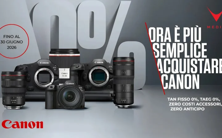 Canon EOS R finanziamento tasso zero TAN 0% TAEG 0% acquisto fotocamera