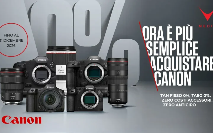 Canon EOS R finanziamento tasso zero TAN 0% TAEG 0% acquisto fotocamera
