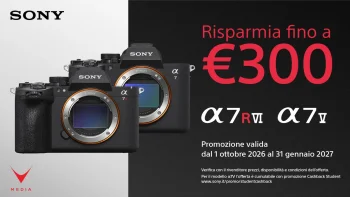Sony α7 V e α7R VI promozione sconto fino a 300 euro