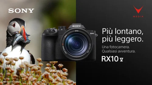 Sony RX10 V, fotocamera bridge con zoom 24-600mm e sensore stacked da 20,1 MP