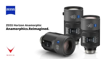 ZEISS Horizon Anamorphic ottiche anamorfiche full frame 2x con motori integrati.